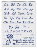 1" Ruled Chart Tablet 24" x 32", 25 sheets