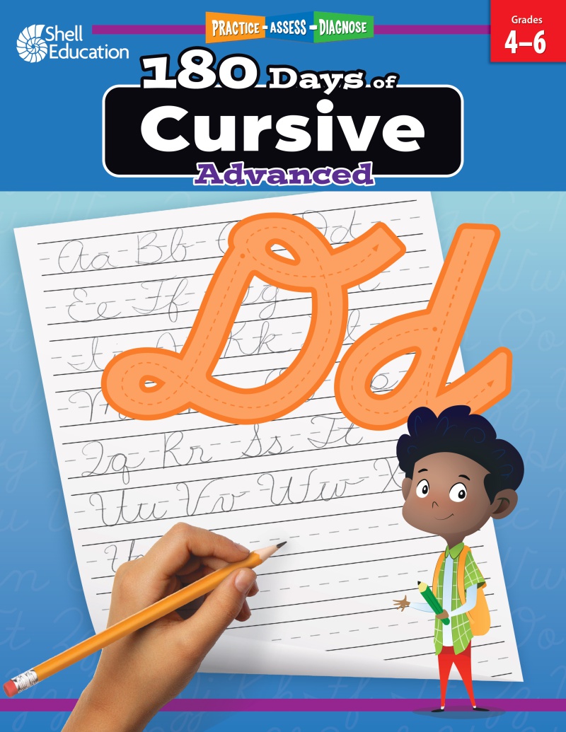 180 Days of Cursive, Advanced Grade 4-6
