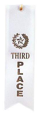 3rd Place White Ribbon Carded