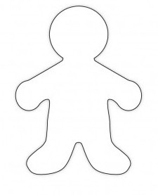 5 People Cutout White Paper