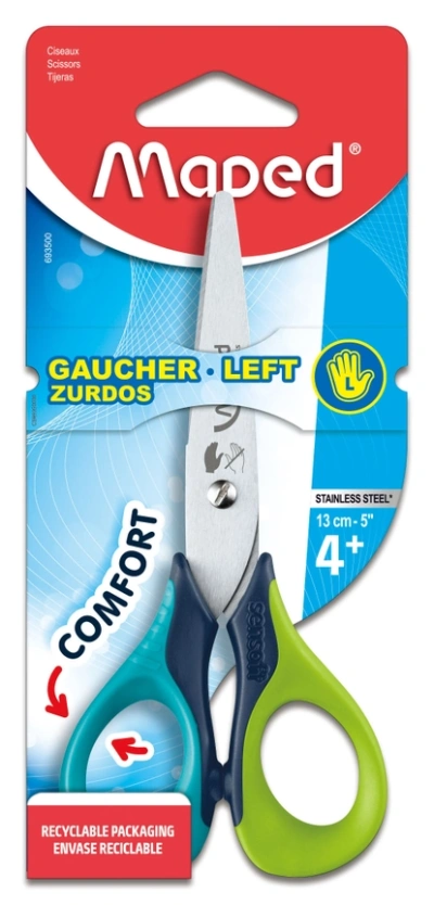 5 Sensoft Scissors, Left-Handed Flexible Handles