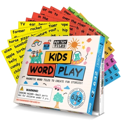 632 Word Magnets For Kids