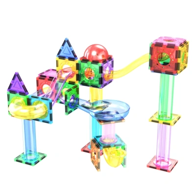 70 Piece Magnetic Marble Run Track