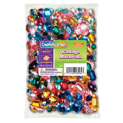 Acryilic Gem Stones Assorted