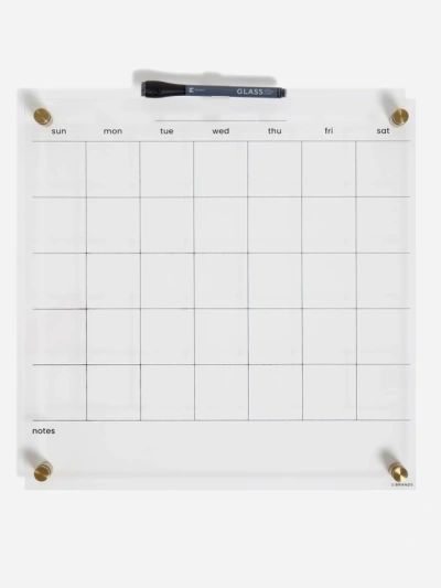 Acrylic Monthly Dry Erase Calendar 16 x 16