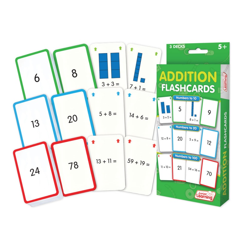 Addition Flash Cards, Set of 162 – Junior Learning
