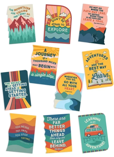 Adventurer Die-Cut Poster Set Bulletin Board Set