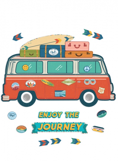Adventurer Enjoy the Journey Giant Van Bulletin Board Set