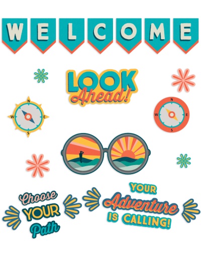 Adventurer Look Ahead Welcome Bulletin Board Set