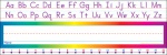 Alpha Number Line Standard Name Plate