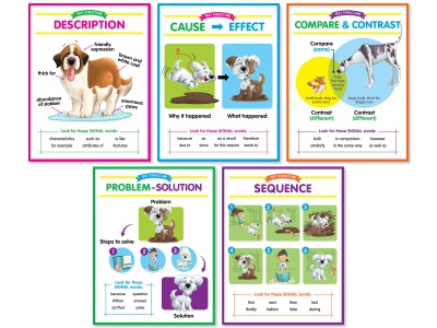 Anchor Chart Set: Text Structures Bulletin Board Set