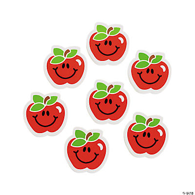 Apple Erasers 24 Pack