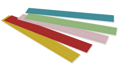 Assorted Color Sentence Strips 3 x 24 100pk