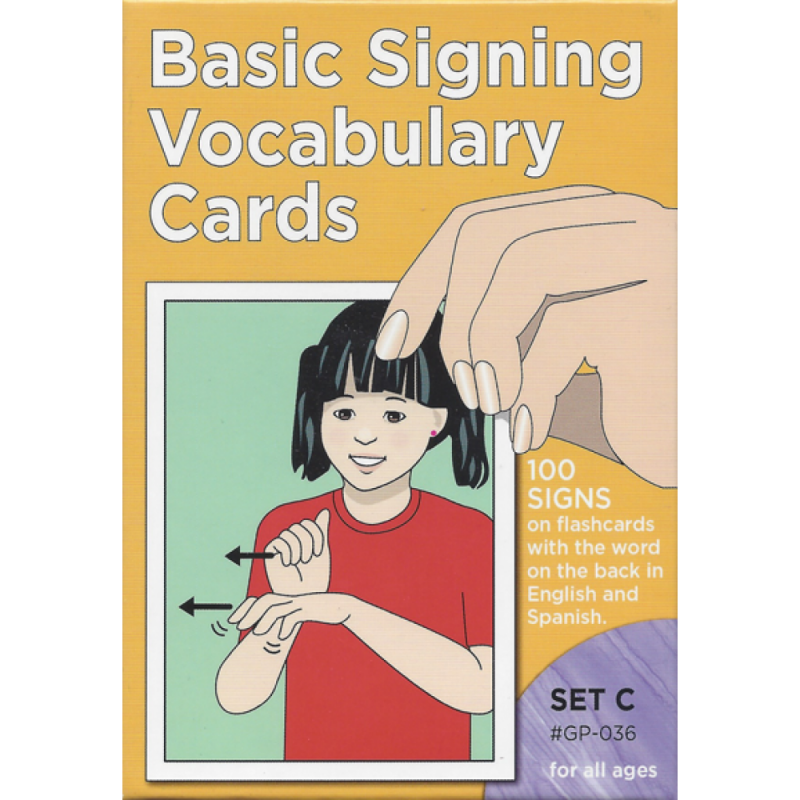 Sign Language Flash Cards Set C | Ages 7+ Communication