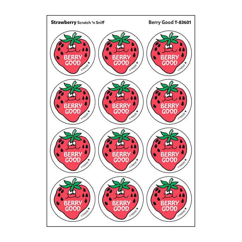 Berry Good Strawberry Stinky Stickers