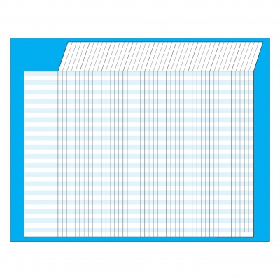 Blue Large Incentive Chart Horizontal 22 x 28