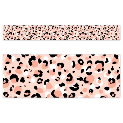 Blush Leopard Jungle Friends EZ Border