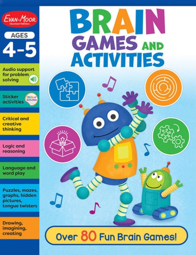 Brain Games & Activities Ages 4-5