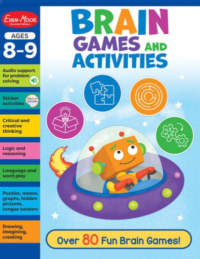 Brain Games & Activities Ages 8-9