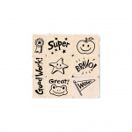 Bravo for Teacher Wood Stamps Set