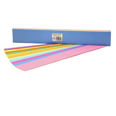 Bright Sentence Cards Asstorted 2.5 x 17.5