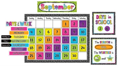 Brights 4Ever Calendar Bulletin Board