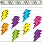 Brights 4Ever Lightning Bolts Straight Border Trim