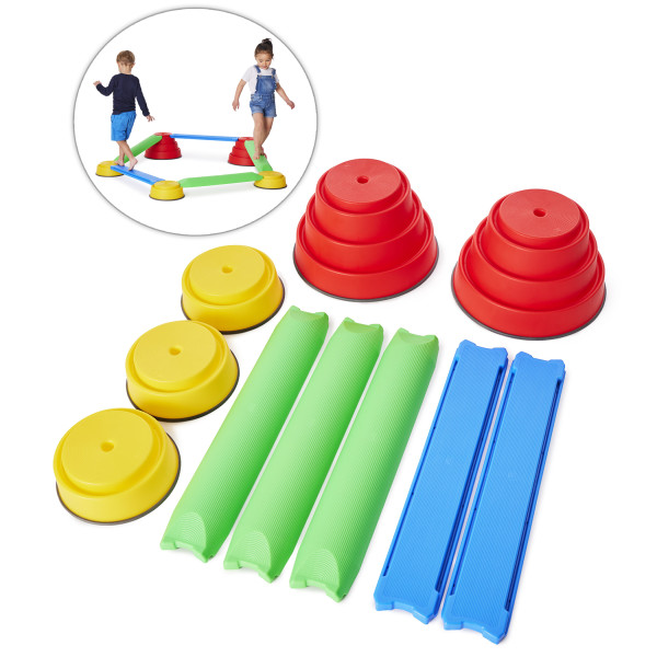 Balance Course Building Set for Gross Motor Skills | Ages 2+