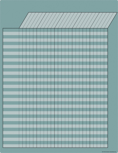 Calming Blue Incentive Chart Wipe Off 17 x 22