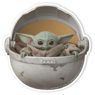 The Child Cutouts Mandalorian