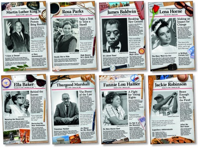 Civil Rights Pioneers Bulletin Board Set