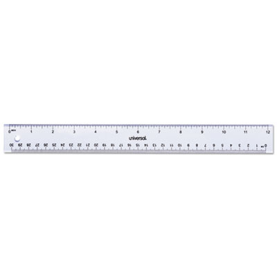 Clear Plastic Ruler Standard/Metric