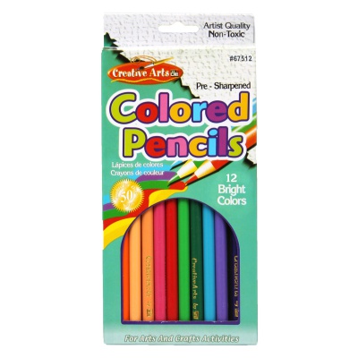 Colored Pencils - Assorted - 12ea
