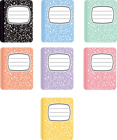 Cool for School Composition Books Accents