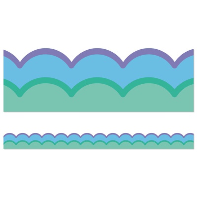 Cool Waves Scalloped Border