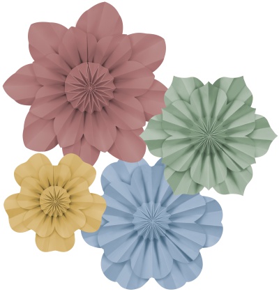 Cottage Charm Paper Flowers