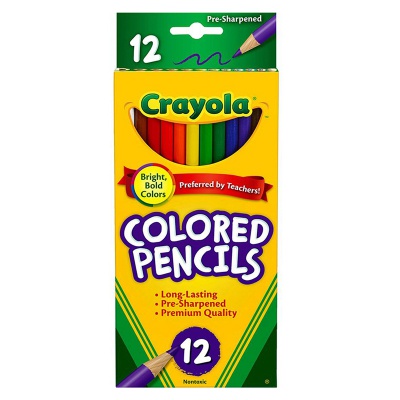 Crayola Colored Pencils, 12 colors