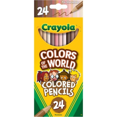 Crayola Colors of the World Colored Pencils, 24 colors