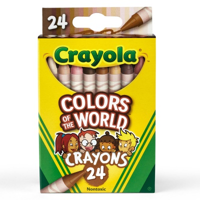 Crayola Colors of the World Crayons, 24 colors