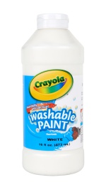 Crayola Washable Paint, 16 oz., White