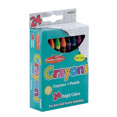 Crayons Assorted Colors 24 Count