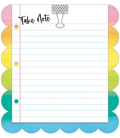 Creatively Inspired Take Note Notepad