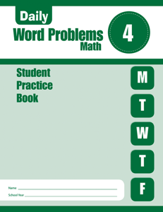 Daily Word Problems Grade 4 Student Workbook
