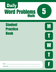 Daily Word Problems Grade 5 Student Workbook