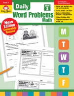 Daily Word Problems Math, Grade 3