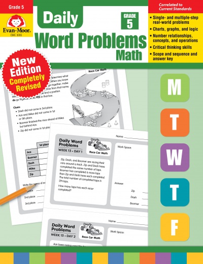 Daily Word Problems Grade 5 | Math Problem Solving Practice
