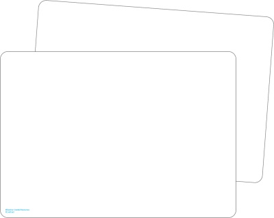 Double Sided Premium Blank White Boards – Teacher Created Resources