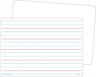 Double Sided Writing Dry Erase Boards – Teacher Created Resources