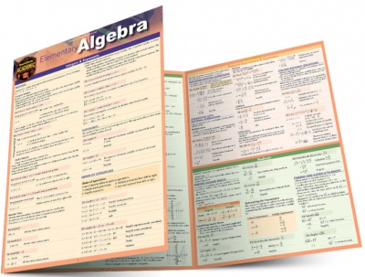 Elementary Algebra Laminated Study Guide Quick Study Guide