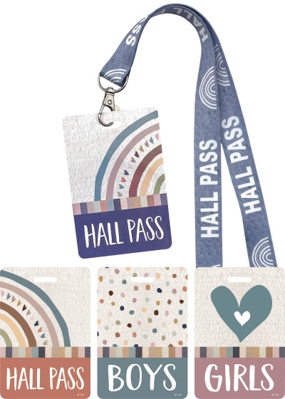 Everyone is Welcome Hall Pass Lanyards